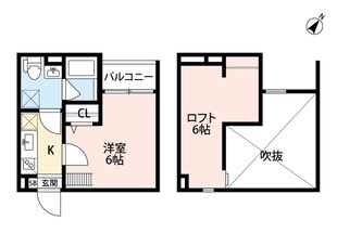 ロワジール東須磨の物件間取画像